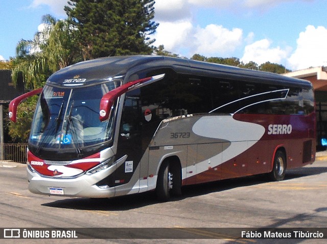Viação Serro 36723 na cidade de Três Corações, Minas Gerais, Brasil, por Fábio Mateus Tibúrcio. Número da foto: #13092160.