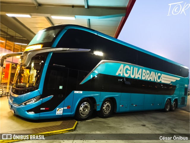 Viação Águia Branca 51080 na cidade de São Sebastião da Bela Vista, Minas Gerais, Brasil, por César Ônibus. Número da foto: #13091564.