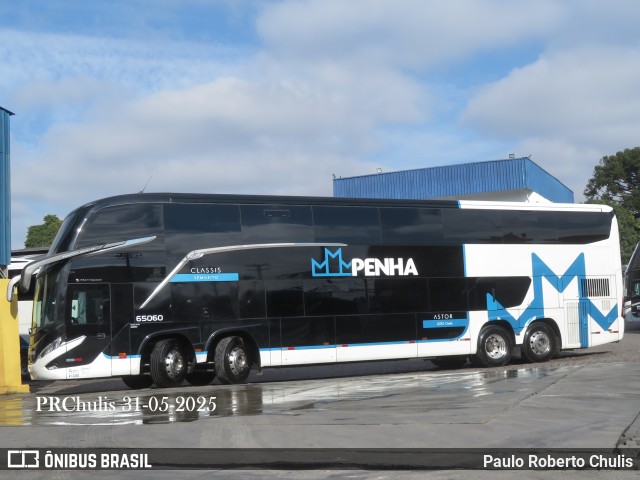 Empresa de Ônibus Nossa Senhora da Penha 65060 na cidade de Curitiba, Paraná, Brasil, por Paulo Roberto Chulis. Número da foto: #13092840.