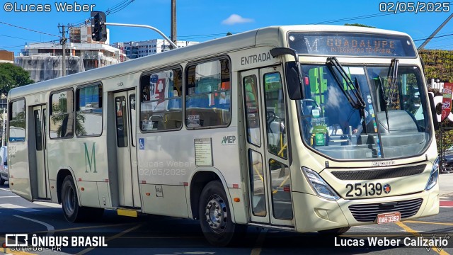 Viação Castelo Branco 25139 na cidade de Curitiba, Paraná, Brasil, por Lucas Weber Calizario. Número da foto: #13091021.