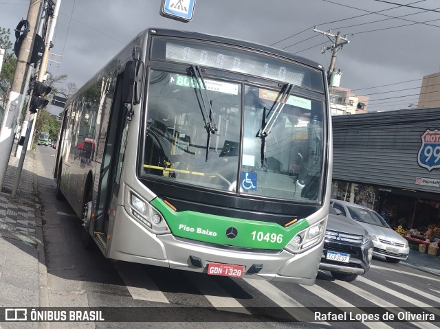 Viação Santa Brígida 1 0496 na cidade de São Paulo, São Paulo, Brasil, por Rafael Lopes de Oliveira. Número da foto: #13091379.