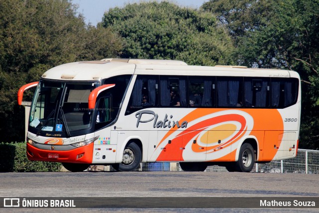 Viação Platina 3500 na cidade de Uberlândia, Minas Gerais, Brasil, por Matheus Souza. Número da foto: #13092937.