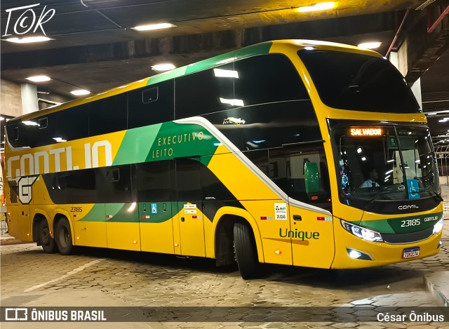 Empresa Gontijo de Transportes 23185 na cidade de Belo Horizonte, Minas Gerais, Brasil, por César Ônibus. Número da foto: #13091523.