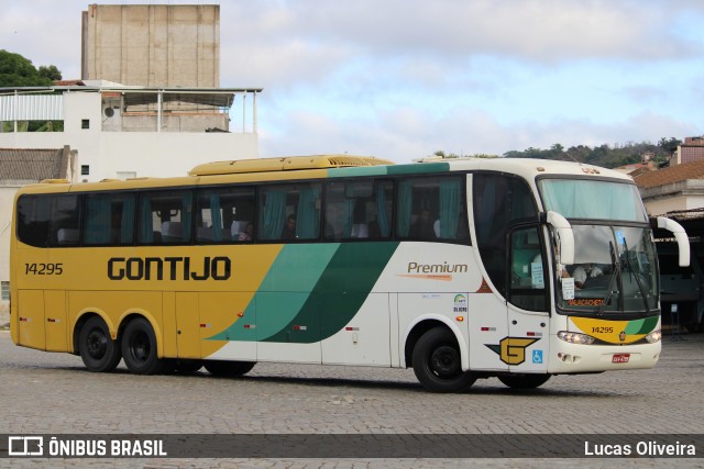 Empresa Gontijo de Transportes 14295 na cidade de Teófilo Otoni, Minas Gerais, Brasil, por Lucas Oliveira. Número da foto: #13014537.