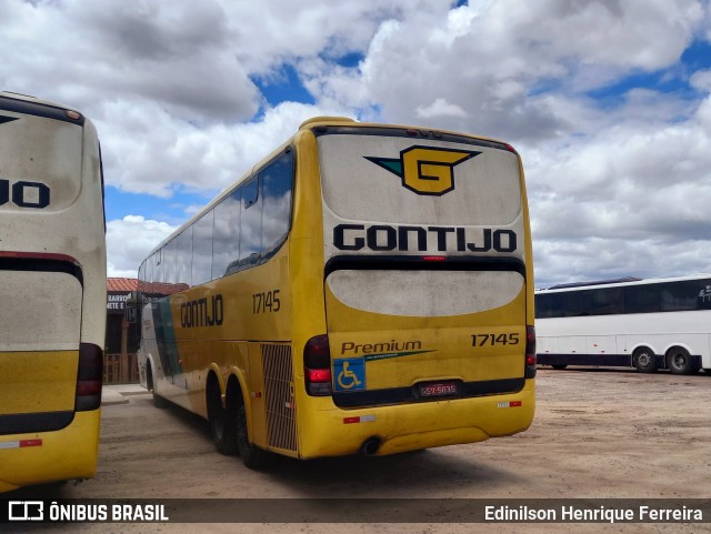 Empresa Gontijo de Transportes 17145 na cidade de Ribeira do Pombal, Bahia, Brasil, por Edinilson Henrique Ferreira. Número da foto: #13015108.