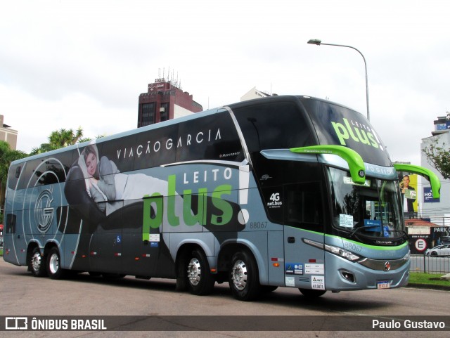 Viação Garcia 88067 na cidade de Curitiba, Paraná, Brasil, por Paulo Gustavo. Número da foto: #13014633.
