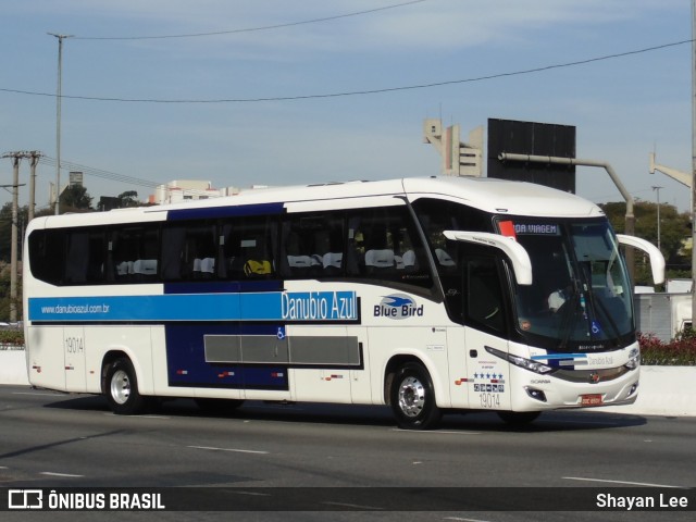 VIDA - Viação Danúbio Azul 19014 na cidade de São Paulo, São Paulo, Brasil, por Shayan Lee. Número da foto: #13015774.