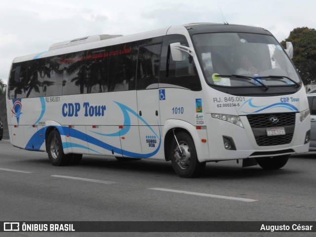 CDP Tour Turismo e Fretamento RJ 845.001 na cidade de Nova Iguaçu, Rio de Janeiro, Brasil, por Augusto César. Número da foto: #13015725.