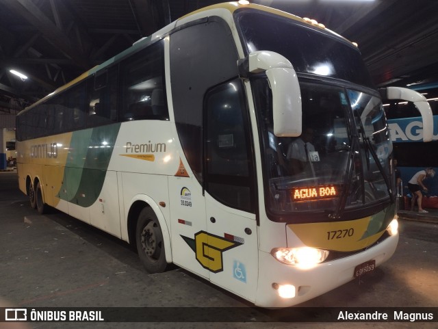 Empresa Gontijo de Transportes 17270 na cidade de Rio de Janeiro, Rio de Janeiro, Brasil, por Alexandre  Magnus. Número da foto: #13013978.