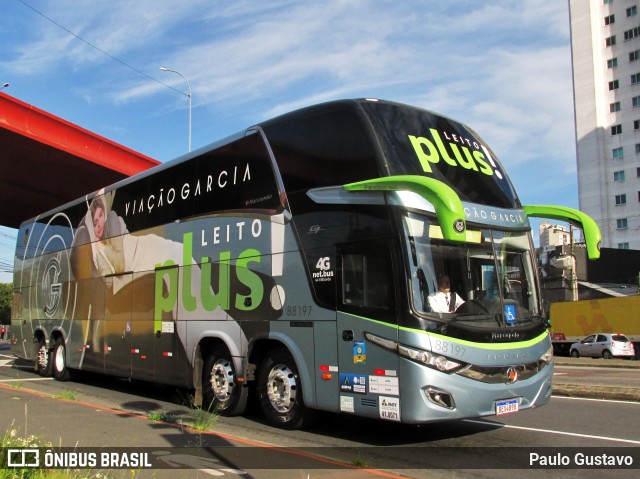 Viação Garcia 88197 na cidade de Curitiba, Paraná, Brasil, por Paulo Gustavo. Número da foto: #13014625.
