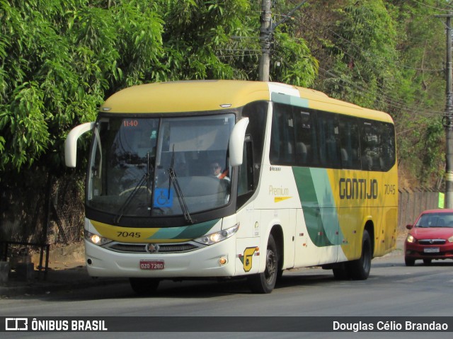 Empresa Gontijo de Transportes 7045 na cidade de Belo Horizonte, Minas Gerais, Brasil, por Douglas Célio Brandao. Número da foto: #13015932.
