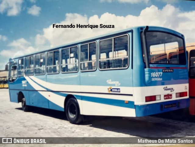 Viação Serrana 16077 na cidade de Serra, Espírito Santo, Brasil, por Matheus Da Mata Santos. Número da foto: #13014055.