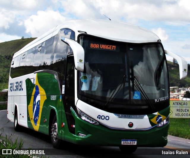 Real Brasil Turismo 400 na cidade de Santos Dumont, Minas Gerais, Brasil, por Isaias Ralen. Número da foto: #13015330.