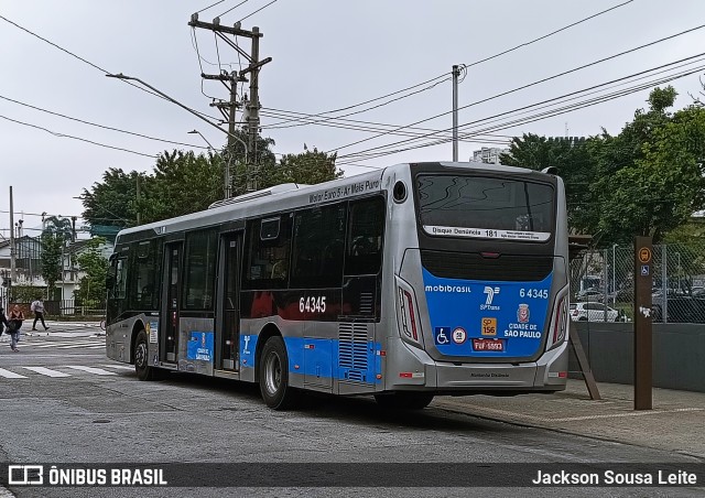 Viação Paratodos > São Jorge > Metropolitana São Paulo > Mobibrasil 6 4345 na cidade de São Paulo, São Paulo, Brasil, por Jackson Sousa Leite. Número da foto: #13014499.