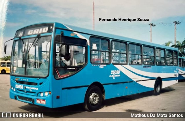 Floramar Auto Homnibus 26038 na cidade de Serra, Espírito Santo, Brasil, por Matheus Da Mata Santos. Número da foto: #13014101.