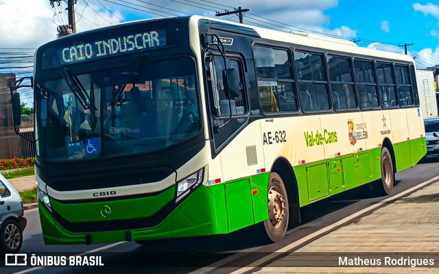 Transurb AE-632 na cidade de Ananindeua, Pará, Brasil, por Matheus Rodrigues. Número da foto: #13015186.