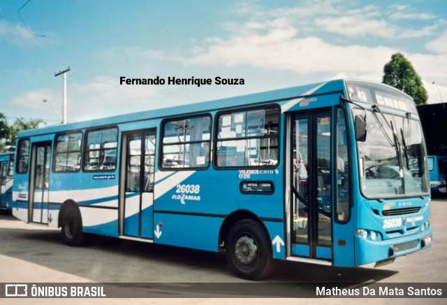 Floramar Auto Homnibus 26038 na cidade de Serra, Espírito Santo, Brasil, por Matheus Da Mata Santos. Número da foto: #13014103.