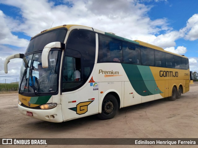 Empresa Gontijo de Transportes 17145 na cidade de Ribeira do Pombal, Bahia, Brasil, por Edinilson Henrique Ferreira. Número da foto: #13015104.