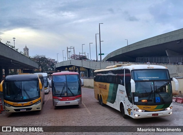 Empresa Gontijo de Transportes 14290 na cidade de Belo Horizonte, Minas Gerais, Brasil, por Maurício Nascimento. Número da foto: #13014288.
