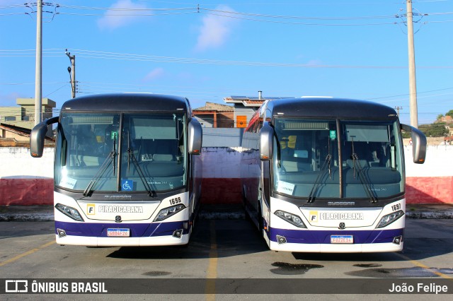 Viação Piracicabana 1697 na cidade de Cruzeiro, São Paulo, Brasil, por João Felipe. Número da foto: #13016235.