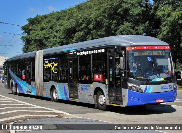 Next Mobilidade - ABC Sistema de Transporte 8323 na cidade de São Bernardo do Campo, São Paulo, Brasil, por Guilherme Assis do Nascimento. Número da foto: #13015558.