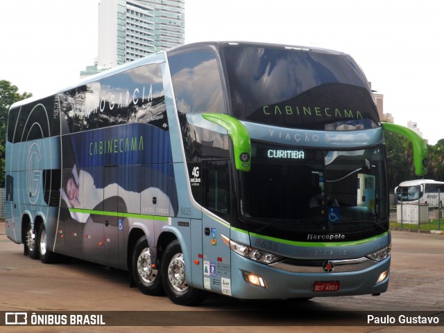 Viação Garcia 8635 na cidade de Curitiba, Paraná, Brasil, por Paulo Gustavo. Número da foto: #13014657.