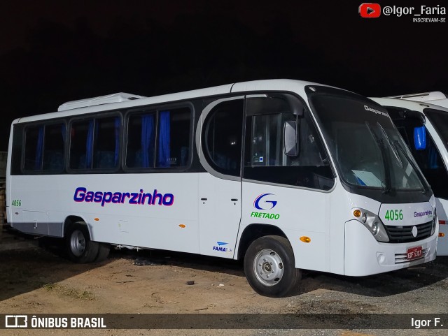 Gasparzinho Turismo 4056 na cidade de Várzea Paulista, São Paulo, Brasil, por Igor F.. Número da foto: #13013986.
