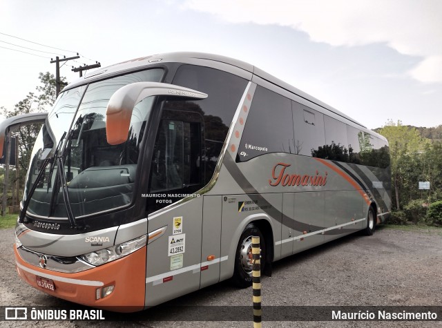 Tomasini Transportes 2016 na cidade de Canela, Rio Grande do Sul, Brasil, por Maurício Nascimento. Número da foto: #13015366.