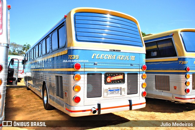Ônibus Particulares 7239 na cidade de Artur Nogueira, São Paulo, Brasil, por Julio Medeiros. Número da foto: #13014958.