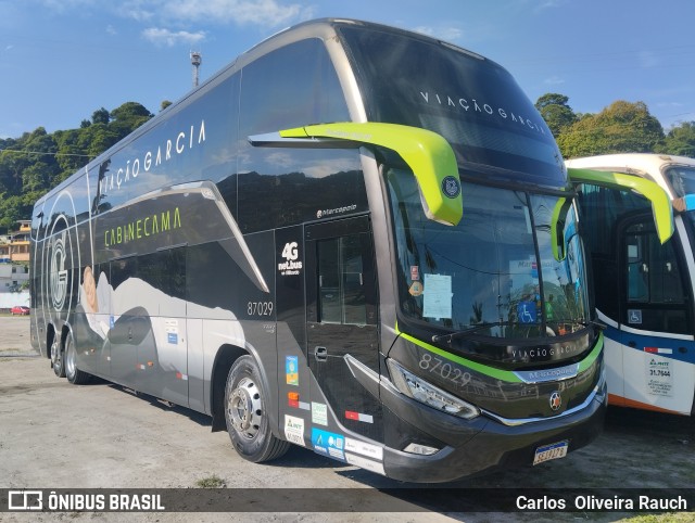 Viação Garcia 87029 na cidade de Angra dos Reis, Rio de Janeiro, Brasil, por Carlos  Oliveira Rauch. Número da foto: #13013920.