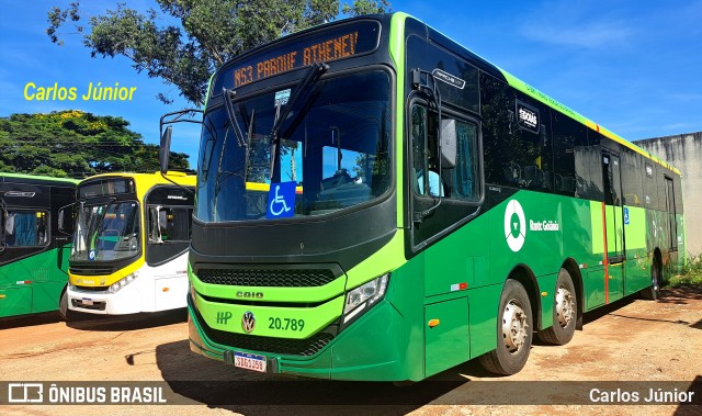 HP Transportes Coletivos 20.789 na cidade de Goiânia, Goiás, Brasil, por Carlos Júnior. Número da foto: #13014728.