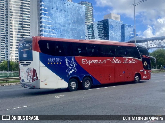 Expresso São Luiz 10060 na cidade de Salvador, Bahia, Brasil, por Luís Matheus Oliveira. Número da foto: #13015335.