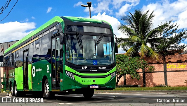 HP Transportes Coletivos 20.807 na cidade de Aparecida de Goiânia, Goiás, Brasil, por Carlos Júnior. Número da foto: #13014760.