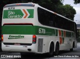 Cia. São Geraldo de Viação 6711 na cidade de São Paulo, São Paulo, Brasil, por Luiz Otavio Matheus da Silva. Número da foto: #:id.