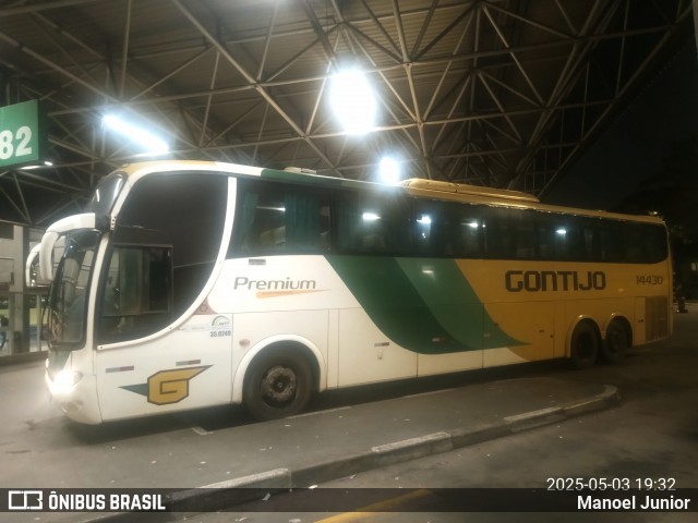 Empresa Gontijo de Transportes 14430 na cidade de São Paulo, São Paulo, Brasil, por Manoel Junior. Número da foto: #13018113.