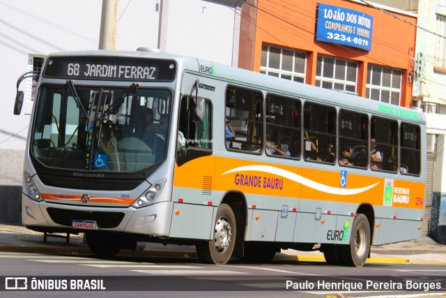 Transportes Coletivos Grande Bauru 2314 na cidade de Bauru, São Paulo, Brasil, por Paulo Henrique Pereira Borges. Número da foto: #13018234.
