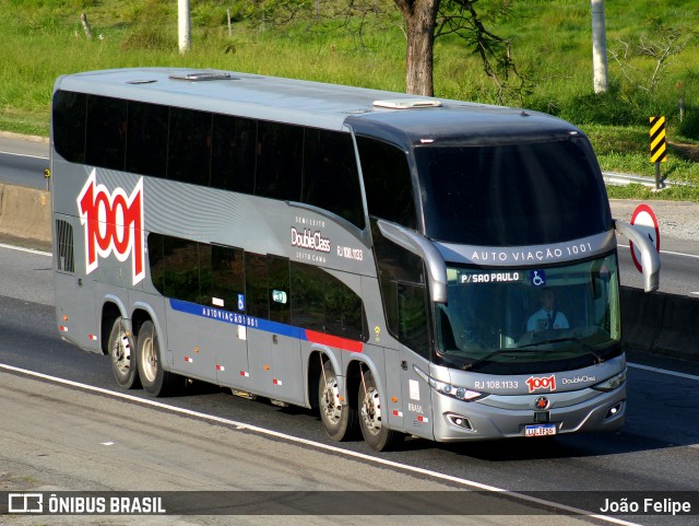 Auto Viação 1001 RJ 108.1133 na cidade de Canas, São Paulo, Brasil, por João Felipe. Número da foto: #13018145.