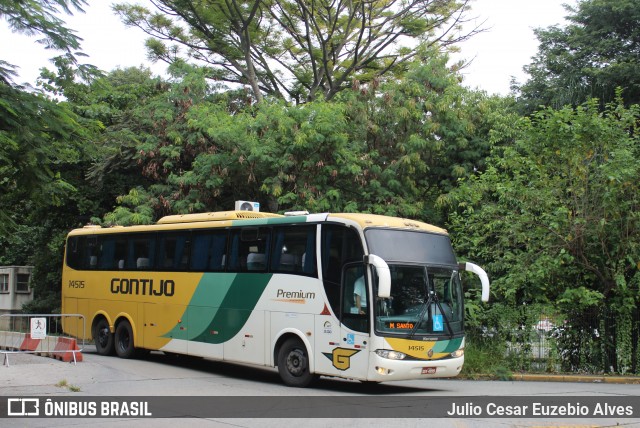 Empresa Gontijo de Transportes 14515 na cidade de São Paulo, São Paulo, Brasil, por Julio Cesar Euzebio Alves. Número da foto: #13018655.