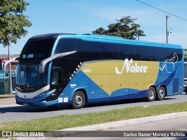 Nobre Turismo 2305 na cidade de Goiânia, Goiás, Brasil, por Carlos Daniel Moreira Batista. Número da foto: #13018413.