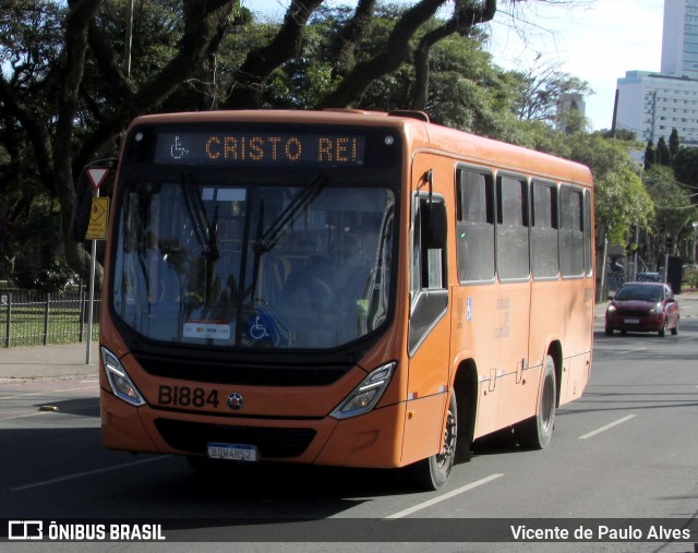 Transporte Coletivo Glória BI884 na cidade de Curitiba, Paraná, Brasil, por Vicente de Paulo Alves. Número da foto: #13018958.