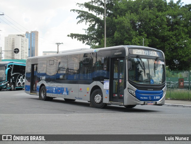 Sambaíba Transportes Urbanos 2 2651 na cidade de São Paulo, São Paulo, Brasil, por Luis Nunez. Número da foto: #13017287.