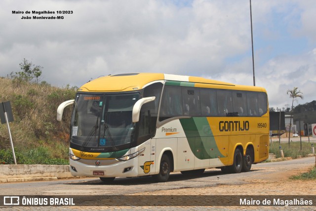 Empresa Gontijo de Transportes 19540 na cidade de João Monlevade, Minas Gerais, Brasil, por Mairo de Magalhães. Número da foto: #13018645.