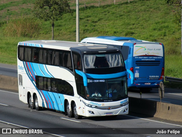 Malitur Turismo 9600 na cidade de Canas, São Paulo, Brasil, por João Felipe. Número da foto: #13018130.