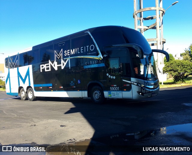 Empresa de Ônibus Nossa Senhora da Penha 59001 na cidade de Lages, Santa Catarina, Brasil, por LUCAS NASCIMENTO. Número da foto: #13019073.