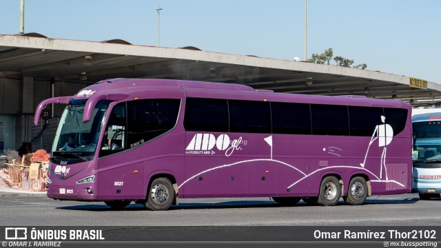 ADO - Autobuses de Oriente 8021 na cidade de Venustiano Carranza, Ciudad de México, México, por Omar Ramírez Thor2102. Número da foto: #13017761.
