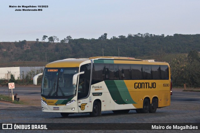 Empresa Gontijo de Transportes 15010 na cidade de João Monlevade, Minas Gerais, Brasil, por Mairo de Magalhães. Número da foto: #13017316.