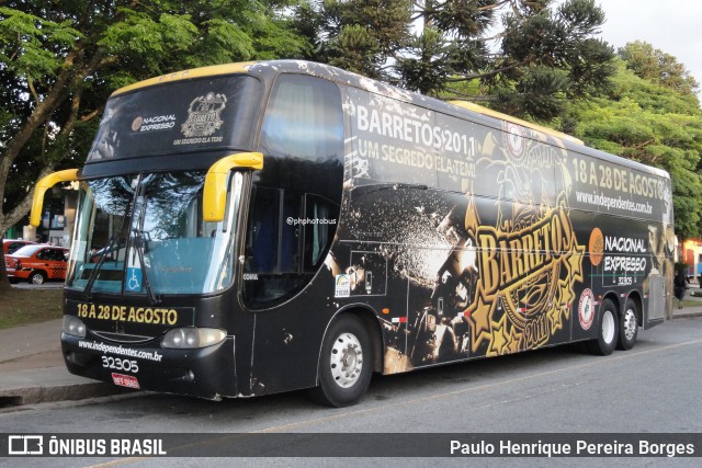 Nacional Expresso 32305 na cidade de Curitiba, Paraná, Brasil, por Paulo Henrique Pereira Borges. Número da foto: #13018195.