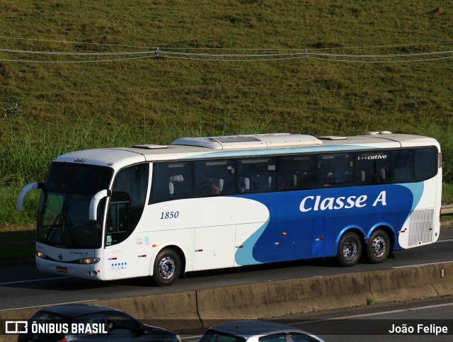 Classe A Turismo 1850 na cidade de Canas, São Paulo, Brasil, por João Felipe. Número da foto: #13018134.