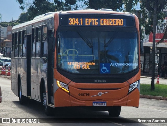 Auto Viação Marechal Brasília 448796 na cidade de Taguatinga, Distrito Federal, Brasil, por Brenno Santos. Número da foto: #13017003.