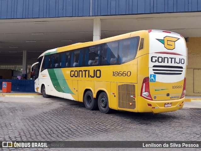 Empresa Gontijo de Transportes 18660 na cidade de Caruaru, Pernambuco, Brasil, por Lenilson da Silva Pessoa. Número da foto: #13018460.